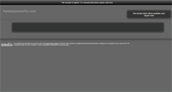 Desktop Screenshot of mybabyinamerica.com